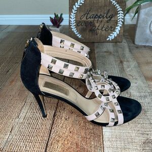 Valentino Patent Rockstud Caged Pumps